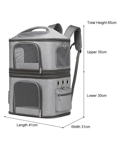 Cat backpack for 2 cats (or lots of kittens) Cat backpack for 2 cats (or lots of kittens)