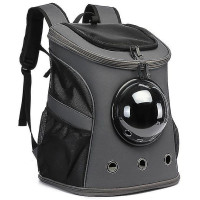 Cat capsule backpack with a porthole window "Cosmocat"