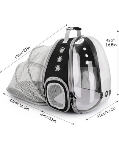 Cat bubble backpack - expandable version Cat bubble backpack - expandable version