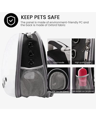 Cat bubble backpack - expandable version Cat bubble backpack - expandable version